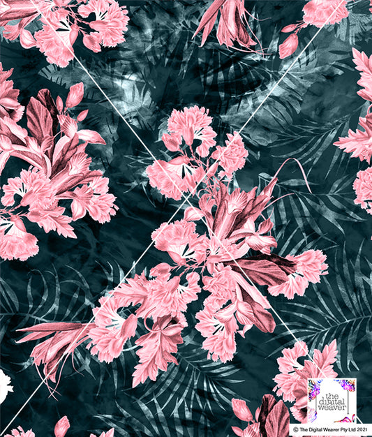 TDW2639_MA027 Tie Dye Summer Luxe Tropics Exclusive Print Design