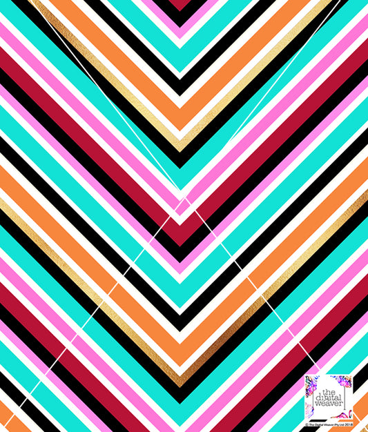 TDW2765 Chevron Stripe Exclusive Print Design