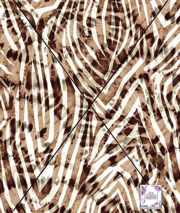TDW2775 Gypsy Tribal Zebra Skin Exclusive Print Design