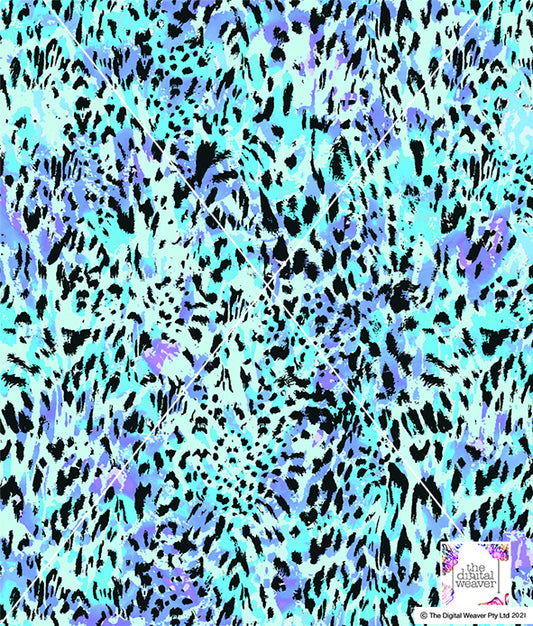 TDW2806 Sunset Leopard Skin Exclusive Print Design