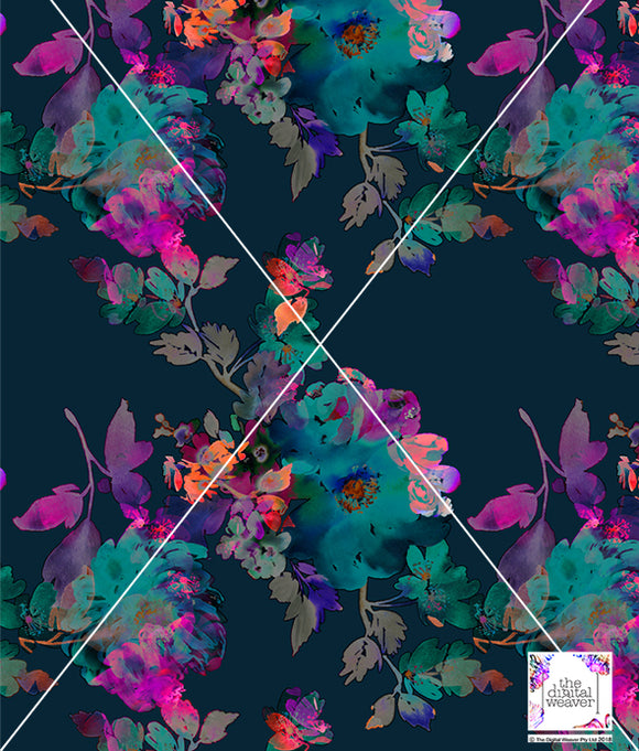 TDW2864MA Bloomtastic Floral Exclusive Print Design
