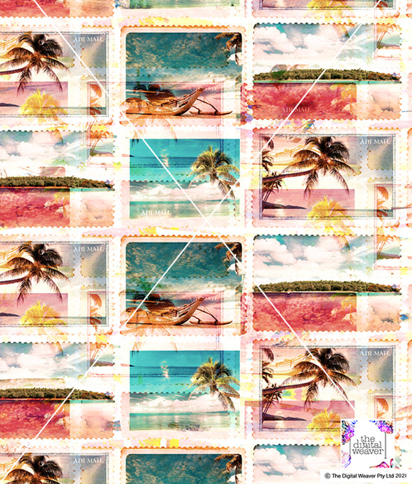 TDW2870MA T Postcards from Seychelles Exclusive Print Design