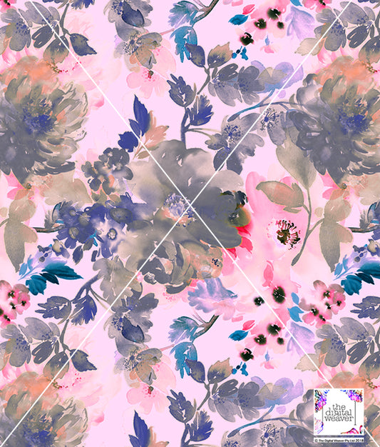 TDW2872MA Soft Spring Floral Exclusive Print Design