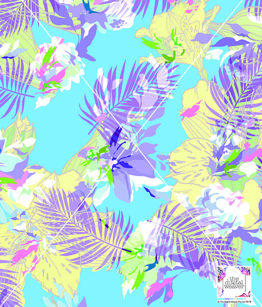TDW2883MA Abstract Vibes Tropical Exclusive Print Design