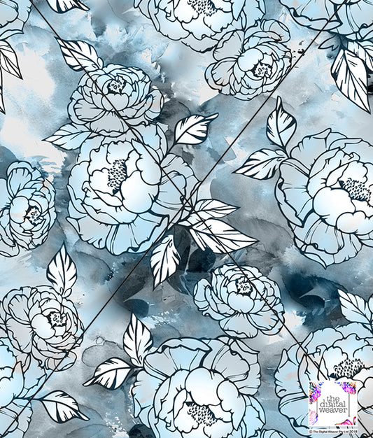 TDW2898MA French Wallpaper Floral Exclusive Print Design