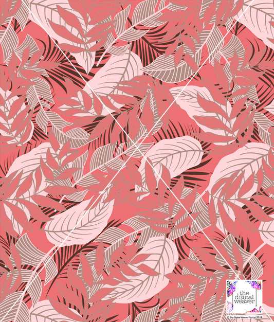 TDW2902_MA Tribal Jungle Tropical Leaf Print Exclusive Print Design