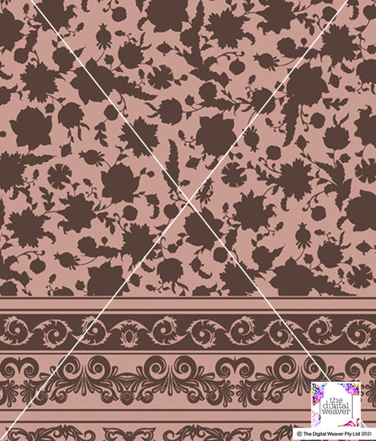 TDW2915_MA Gypsy Dweller Chintz Border Exclusive Print Design