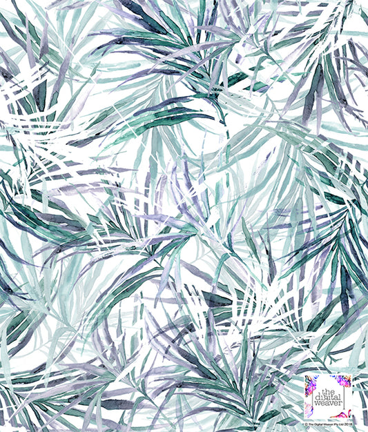 TDW2946_AE002 Tropical Breeze Leaf Print  Exclusive Print Design