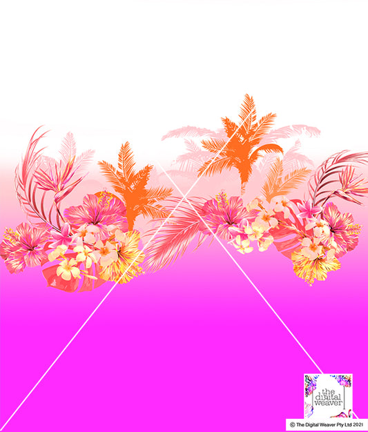 TDW2965_MA099 Tropical placement Exclusive Print Design