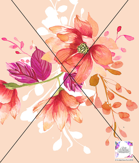 TDW2970_TF083 Paris Garden Floral Exclusive Print Design