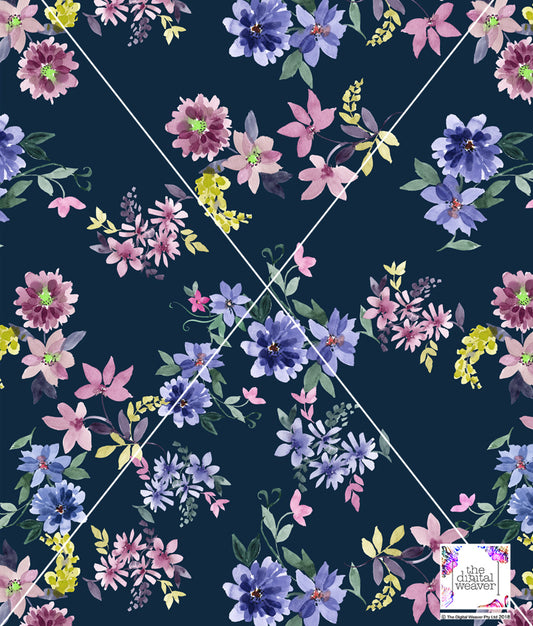 TDW2982_TF087 Vintage Verona Floral Exclusive Print Design