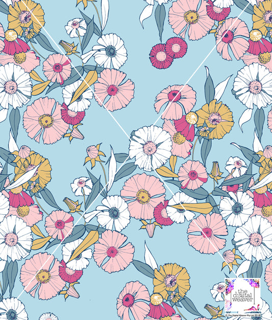 TDW3007_SH202047 MaryJane Floral  Exclusive Print Design