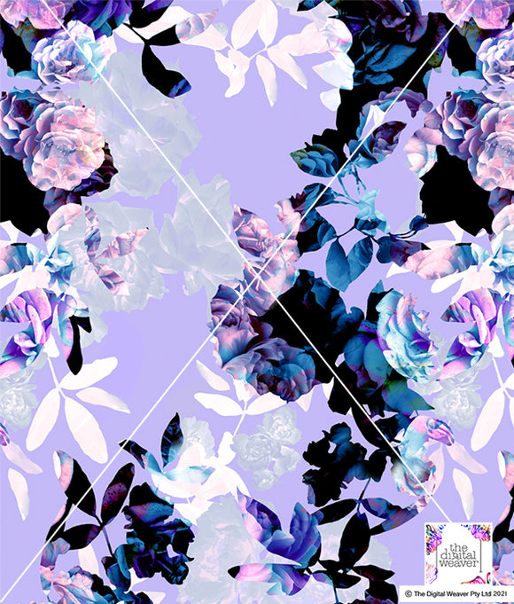 TDW3029_LA028 Romance Blooms Floral Exclusive Print Design