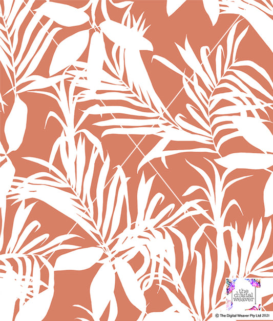 TDW3110_KM0025 Shadow Jungle Leaf Print  Exclusive Print Design