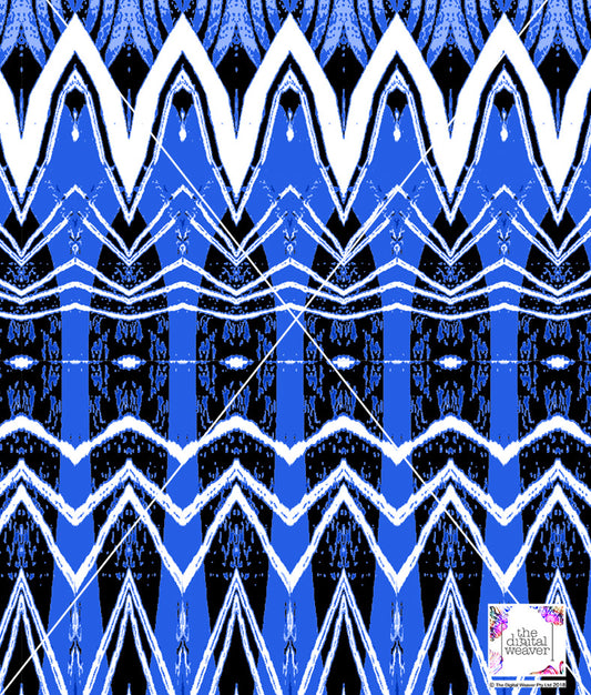 TDW3131_MS029 Zig zag geo pattern Exclusive Print Design