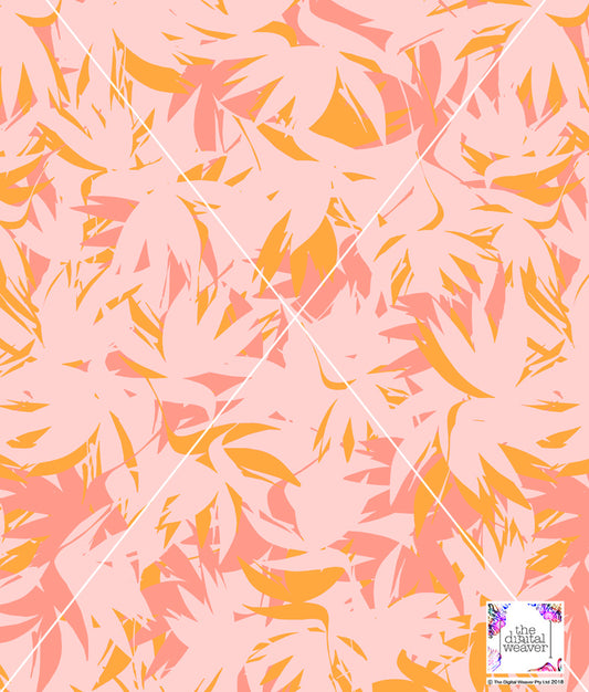 TDW3138_JF1004 Paradise Leaf Pattern Exclusive Print Design
