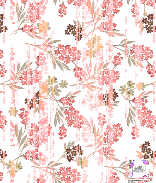 TDW3143_MS062 Blossom Scatter Floral Exclusive Print Design