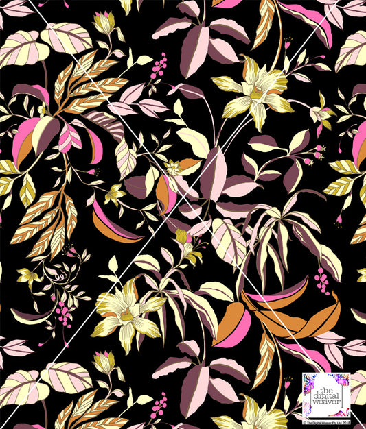 TDW3173_RM001 Cote Azur Floral Exclusive Print Design
