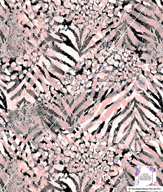 TDW3184_MA032 Safari chic skin print Exclusive Print Design