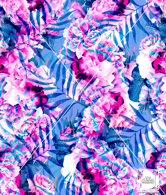 TDW3217_MA054 Paris in Love Romance Floral Exclusive Print Design
