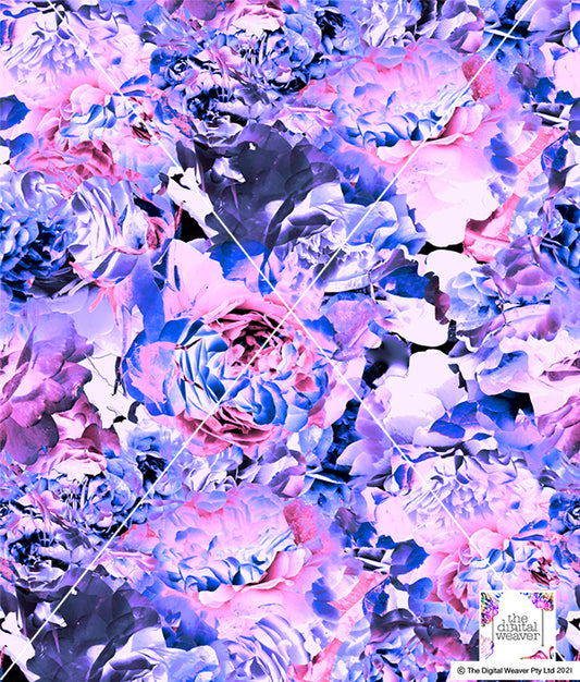 TDW3227_MA063 French Rose Mirage Floral Exclusive Print Design
