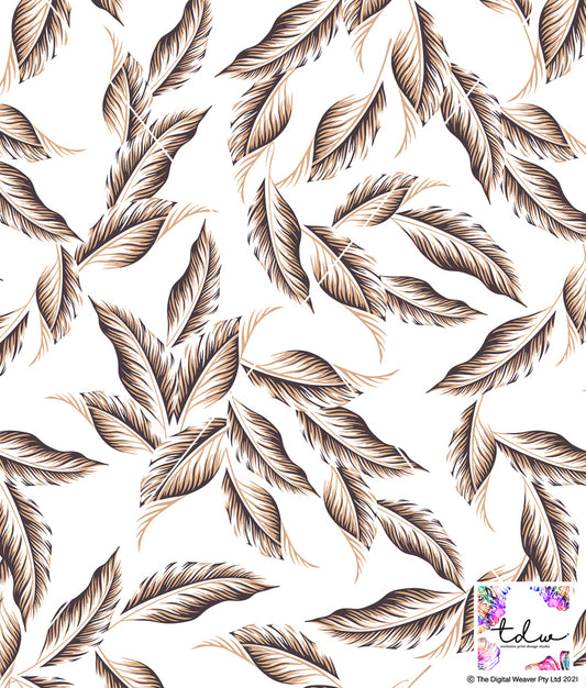 TDW3260_MA080 Sundered Jungle Leaf Print Exclusive Print Design