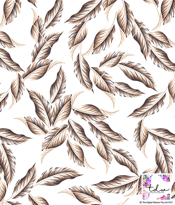 TDW3260_MA080 Sundered Jungle Leaf Print Exclusive Print Design