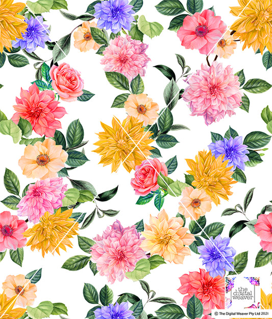 TDW3278_MA098 Wild Romance Floral Exclusive Print Design