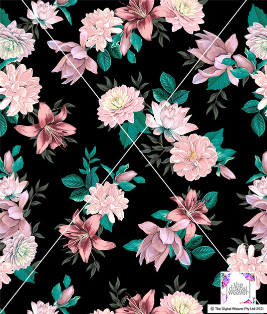 TDW3280_MA100 Secret Garden Floral Exclusive Print Design