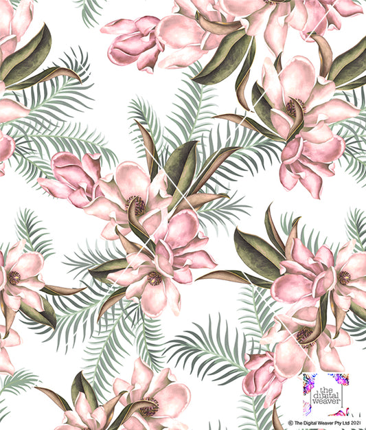 TDW3281_MA101 Magnolia Dreams Floral Exclusive Print Design