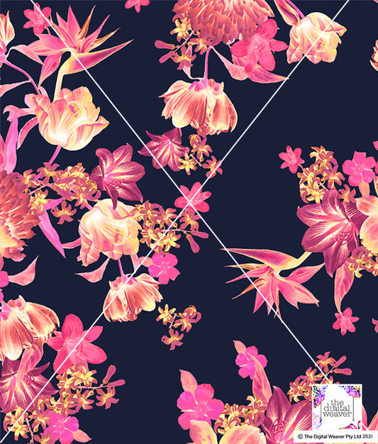 TDW3286_MA106 Wild Romance Floral Exclusive Print Design