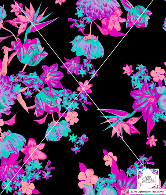 TDW3286_MA106 Wild Romance Floral Exclusive Print Design