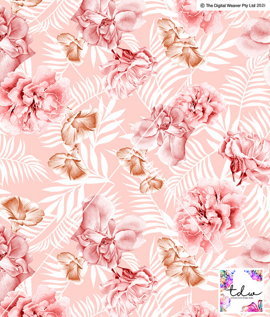 TDW3289_MA109 Dreamy Island Floral Exclusive Print Design
