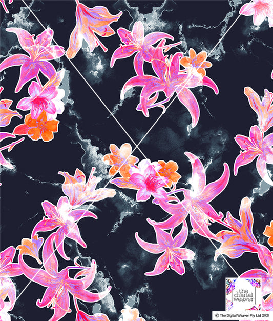 TDW3292__MA112  Vibrant Tropics Floral Exclusive Print Design