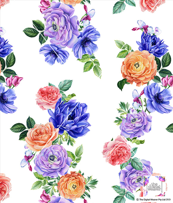 TDW3304_MA124 Spring Garden Floral Exclusive Print Design