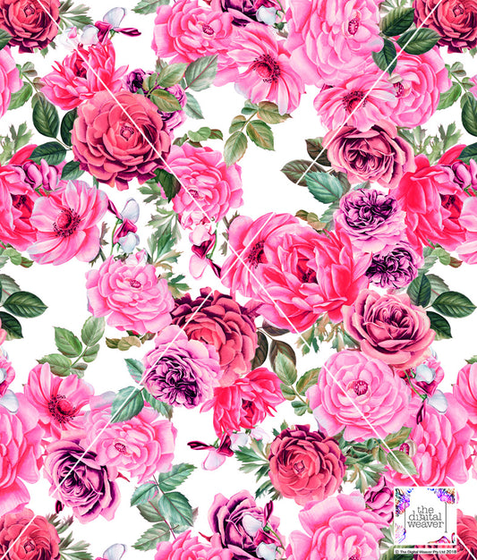 TDW3305_MA125 Country Garden Floral Exclusive Print Design