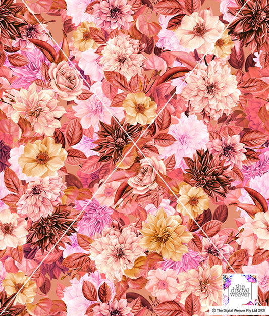 TDW3315_MA135 Floral drama Garden Floral Exclusive Print Design