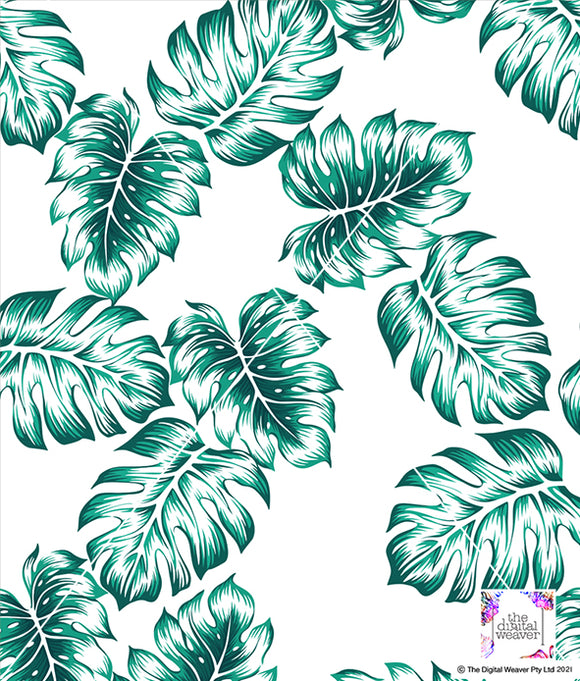 TDW3319_MA139 Tiger Jungle Leaf Print  Exclusive Print Design