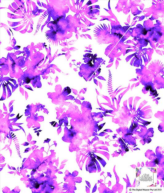 TDW3331_LA101 Sienna Inky Floral Exclusive Print Design