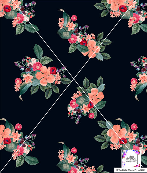TDW3337_MA156 Sweet Floral Exclusive Print Design
