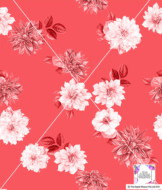 TDW3344_MA163 Bold Bloom Floral Exclusive Print Design