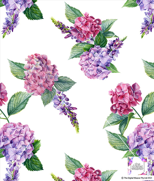 TDW3361_MA118 Wisteria Gardens floral Exclusive Print Design