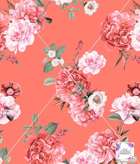 TDW3371_MA128 NEW Island Bloom Floral Exclusive Print Design