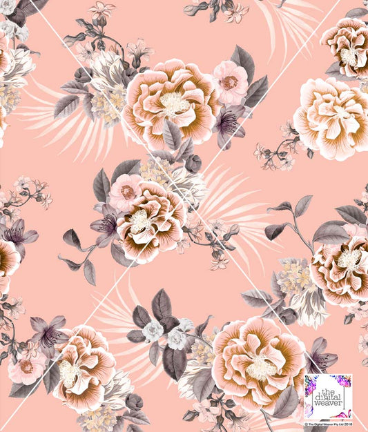 TDW3373_MA130 Luxe Bloom Floral  Exclusive Print Design