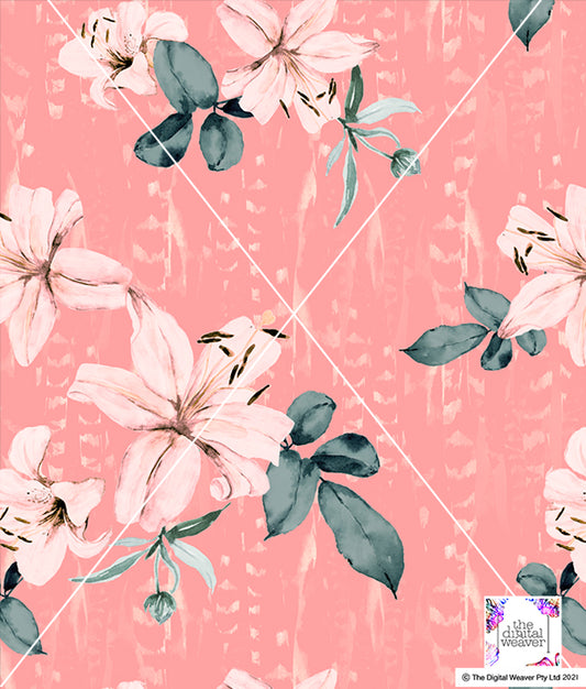 TDW3386_MA142 Tiger lily Jungle Floral  Exclusive Print Design