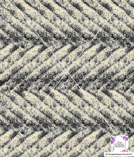 TDW3410_MA155 Natural Chevron Skin Exclusive Print Design
