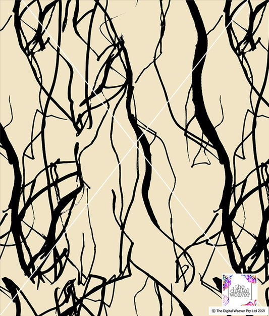 TDW3413_LA120 Jungle Paint Lines Exclusive Print Design