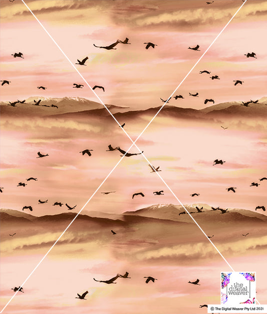 TDW3414_LA121 Sunset Landscape Exclusive Print Design