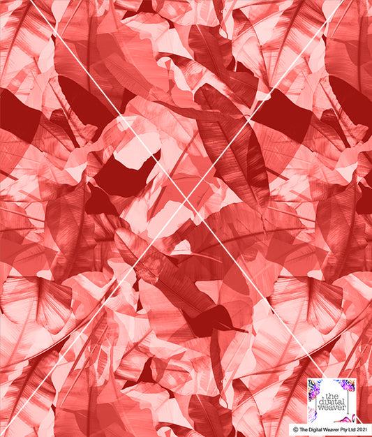 TDW3432_RA016 Deco Texture Leaf Print Exclusive Print Design