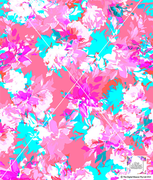 TDW3433_MA158 Inkspot Gelato Floral Exclusive Print Design